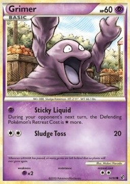 Grimer Pokemon card from Undaunted