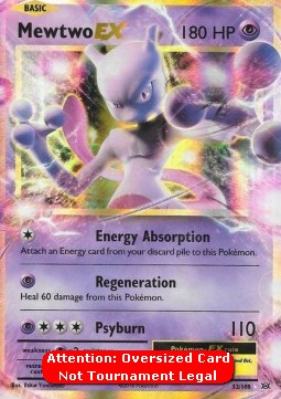 Mewtwo EX Pokemon card from Evolutions