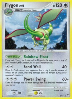 Flygon Lv.65 (Holo) Pokemon card from Rising Rivals