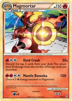 Magmortar Pokemon card from Deck Exclusives
