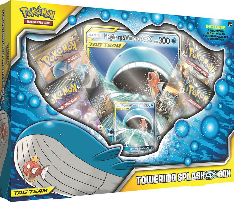 Towering Splash GX Box Pokemon card from SM - Team Up