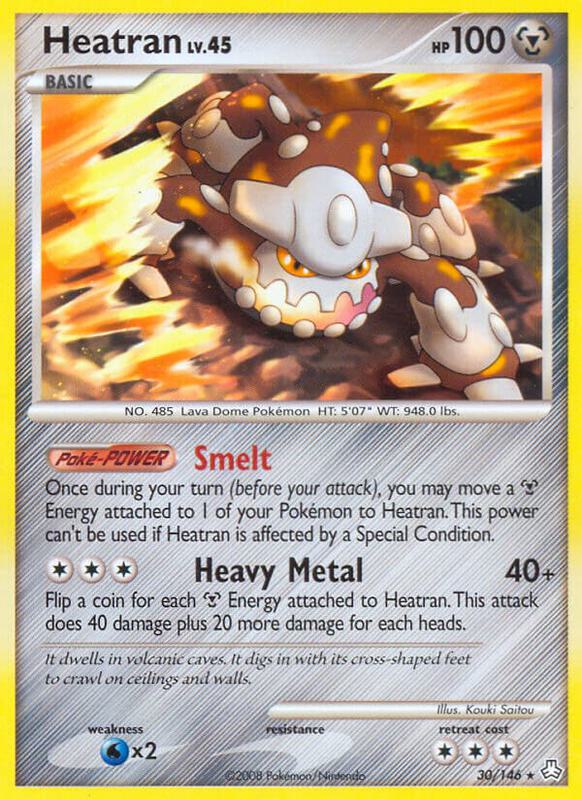 Heatran (30) Pokemon card from Legends Awakened