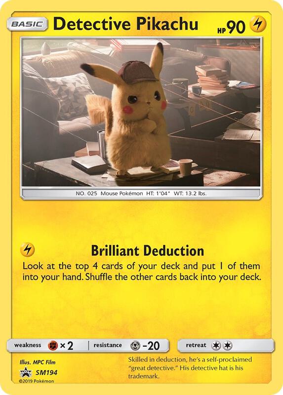 Detective Pikachu - SM194 Pokemon card from SM Promos