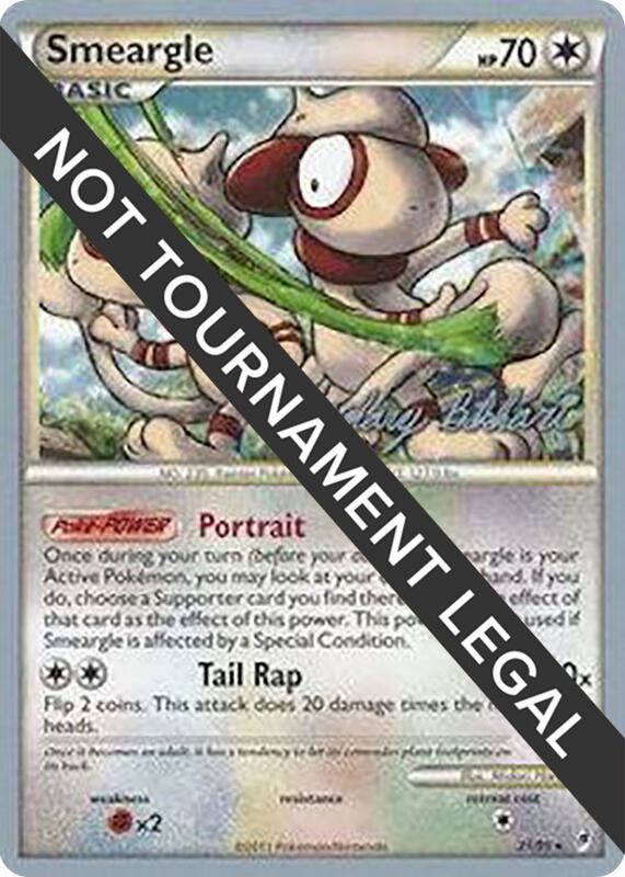 Smeargle - 2012 (Zachary Bokhari) Pokemon card from World Championship Decks