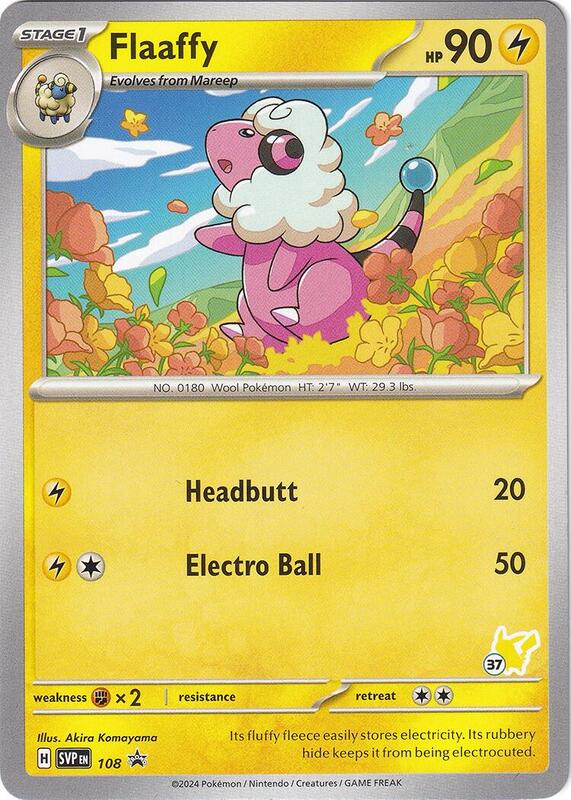 Flaaffy - Pikachu 37 Pokemon card from Battle Academy 2024