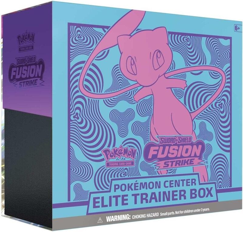 Fusion Strike Pokemon Center Elite Trainer Box (Exclusive) Pokemon card from SWSH08: Fusion Strike