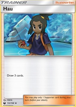 Hau Pokemon card from Celestial Storm