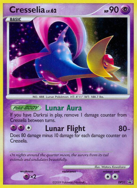 Cresselia - DP51 Pokemon card from Diamond and Pearl Promos