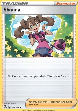 Shauna Pokemon card from Fusion Strike