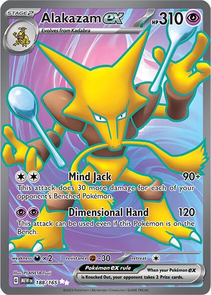 Alakazam ex Pokemon card from SV: Scarlet & Violet 151
