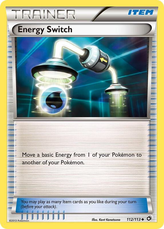 Energy Switch Pokemon card from Legendary Treasures