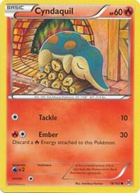 Cyndaquil Pokemon card from XY - BREAKthrough