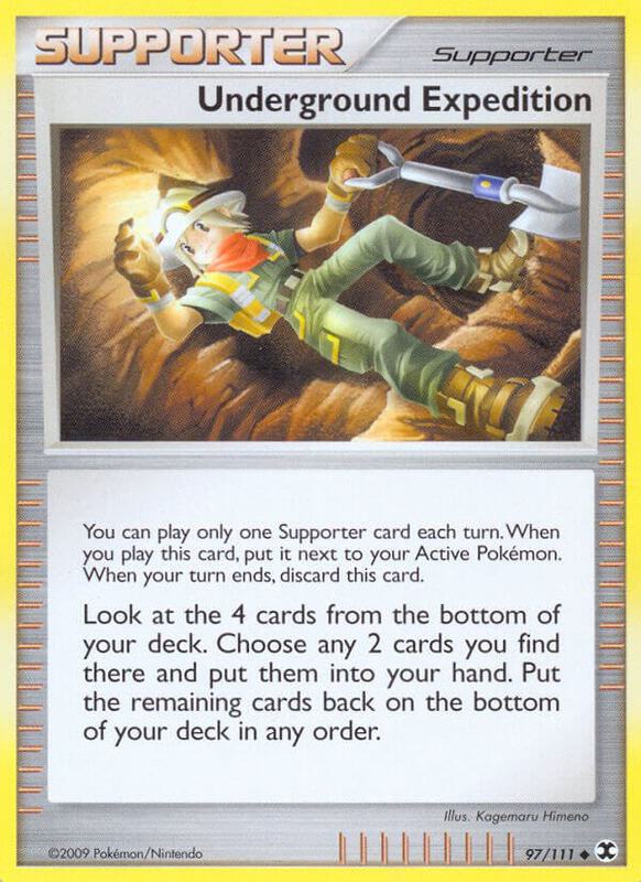 Underground Expedition Pokemon card from Rising Rivals