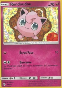 Jigglypuff Pokemon card from McDonalds Collection 2019 2