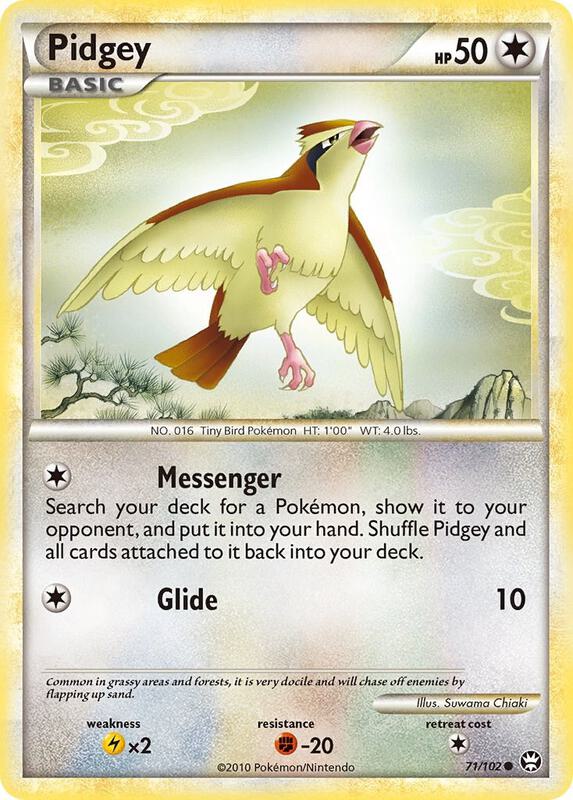 Pidgey Pokemon card from Triumphant