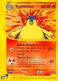 Typhlosion (64) Pokemon card from Expedition