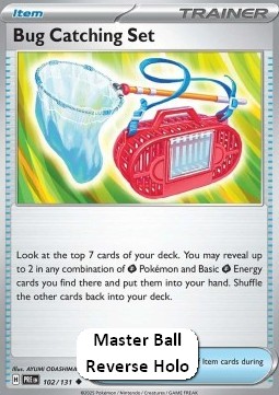 Bug Catching Set Pokemon card from Prismatic Evolutions Additionals