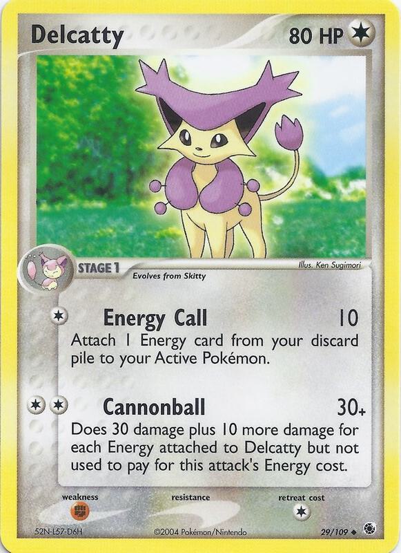 Delcatty Pokemon card from EX Battle Stadium
