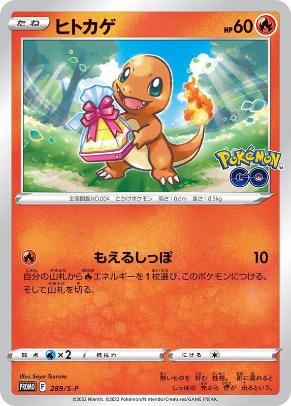 Charmander - 289/S-P (Japanese) Pokemon card from S-P: Sword & Shield Promos