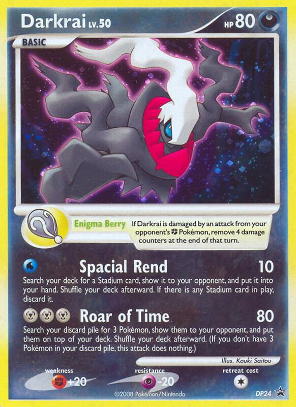 Darkrai - DP24 Pokemon card from Diamond and Pearl Promos