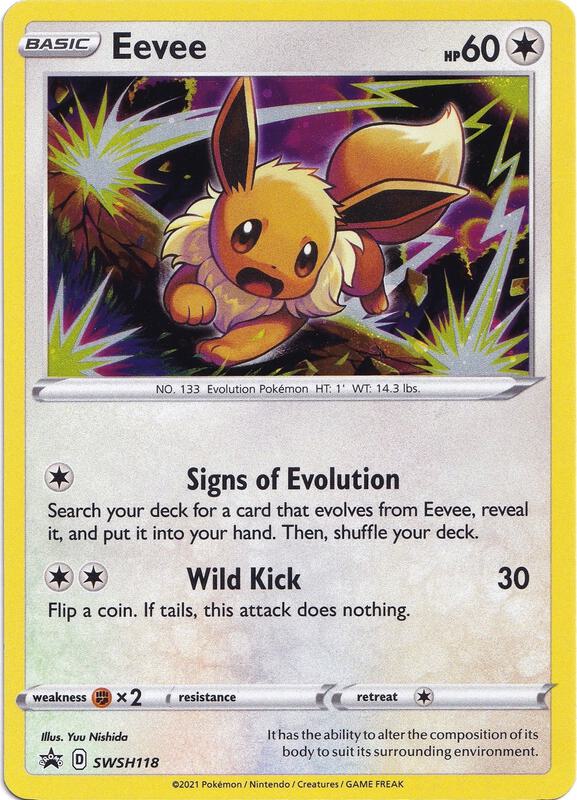 Eevee - SWSH118 Pokemon card from SWSH: Sword & Shield Promo Cards