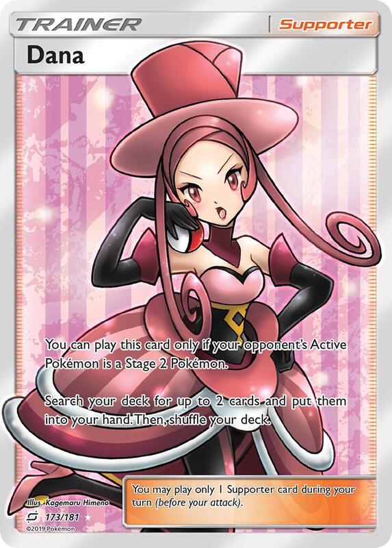 Dana (Full Art) Pokemon card from SM - Team Up