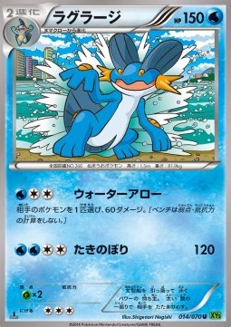 Swampert Pokemon card from Tidal Storm