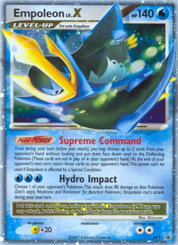 Empoleon LV.X - DP11 Pokemon card from Diamond and Pearl Promos