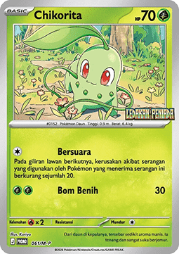 Bayleef (M-P/ID 062) M-P Indonesian Promos ID