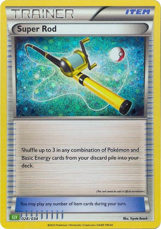 Super Rod (CLV) Pokemon card from Trading Card Game Classic