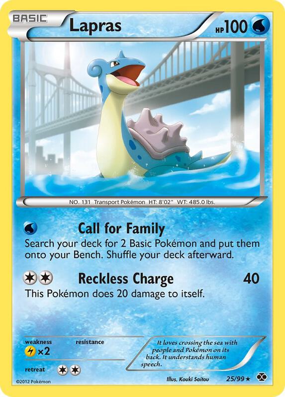 Lapras (25) Pokemon card from Next Destinies
