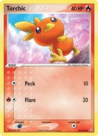 Torchic Pokemon card from Holon Phantoms