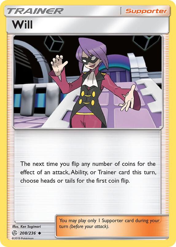 Will Pokemon card from SM - Cosmic Eclipse