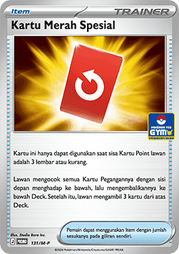 Special Red Card (M-P/ID 131) M-P Indonesian Promos ID