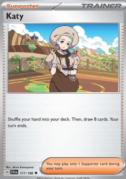 Katy Pokemon card from Scarlet Violet