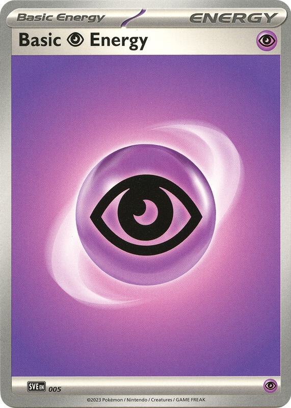 Basic Psychic Energy - 005 Pokemon card from SVE: Scarlet & Violet Energies