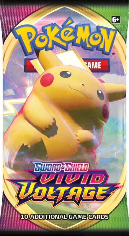 Vivid Voltage Booster Pack Pokemon card from SWSH04: Vivid Voltage