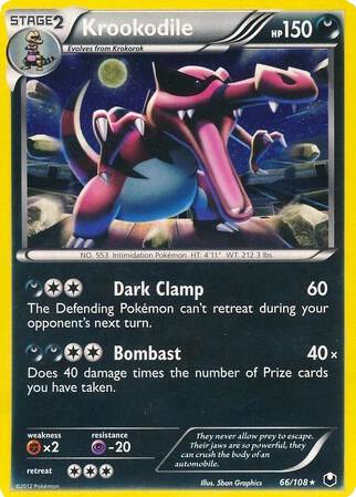 Krookodile Pokemon card from Blister Exclusives