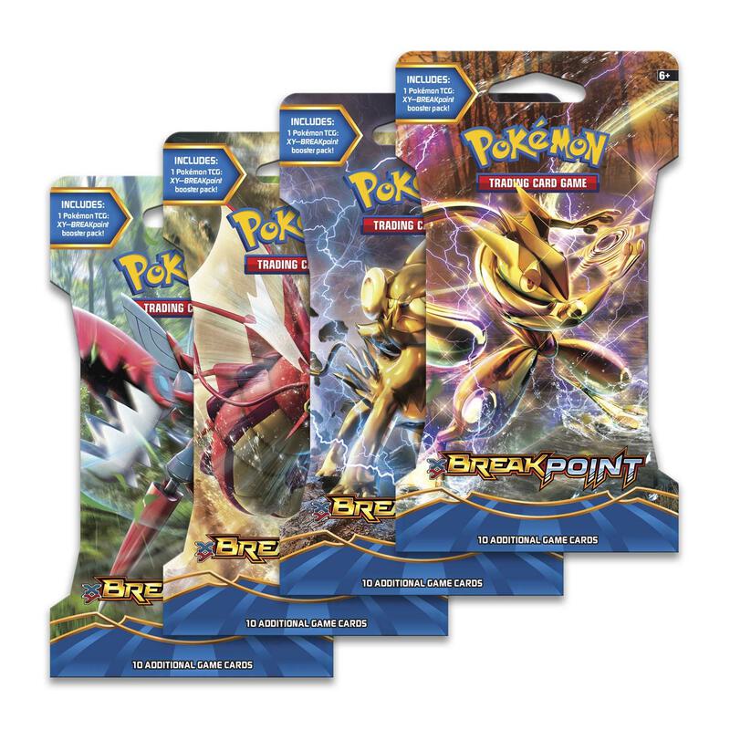 BREAKpoint Sleeved Booster Pack Art Bundle [Set of 4] Pokemon card from XY - BREAKpoint