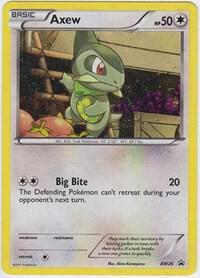 Axew - BW26 Pokemon card from Black and White Promos