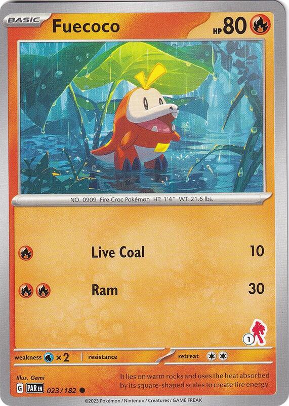 Fuecoco - Armarouge 1 Pokemon card from Battle Academy 2024