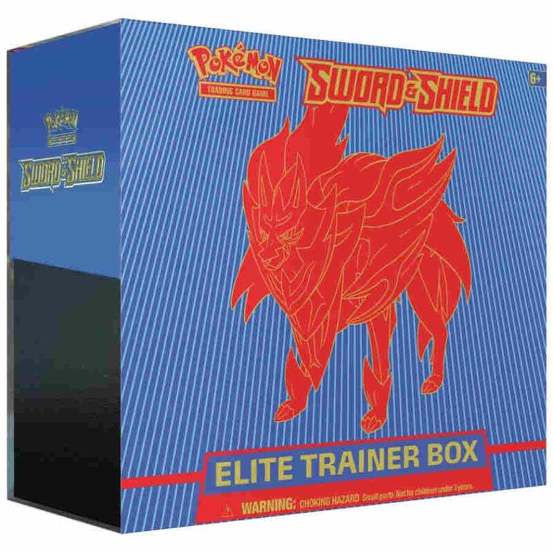 Sword & Shield Elite Trainer Box [Zamazenta] Pokemon card from SWSH01: Sword & Shield Base Set