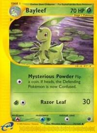 Bayleef Pokemon card from Expedition