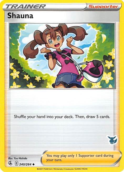 Shauna Pokemon card from Battle Academy 2022