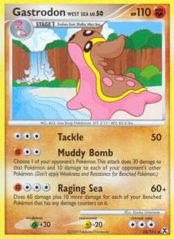 Gastrodon West Sea Lv.50 Pokemon card from Rising Rivals
