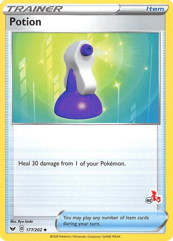 Potion Pokemon card from Battle Academy 2022