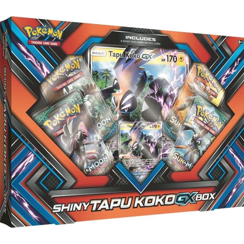 Shiny Tapu Koko GX Box Pokemon card from SM - Guardians Rising