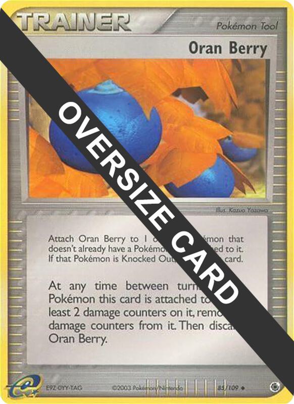 Oran Berry Pokemon card from Jumbo Cards