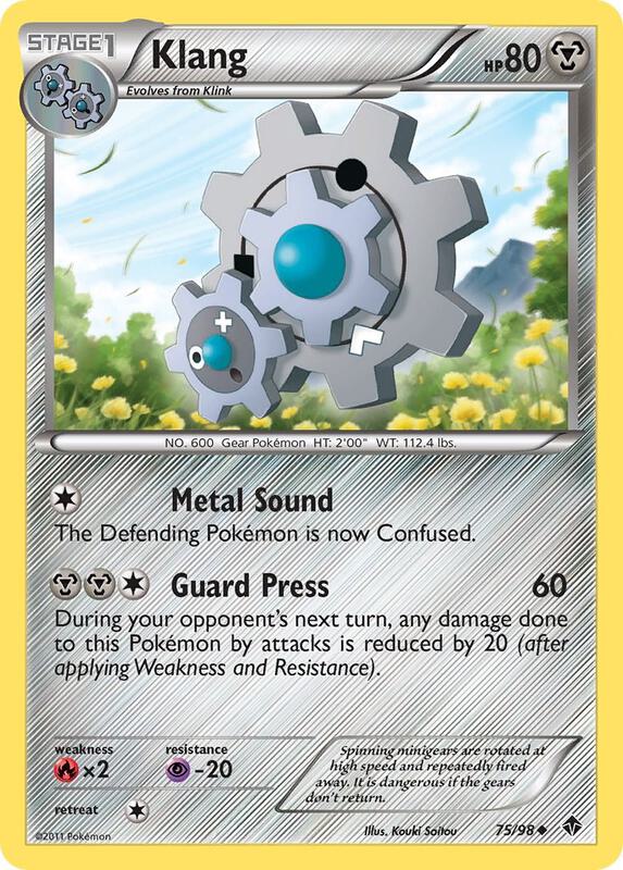 Klang Pokemon card from Emerging Powers