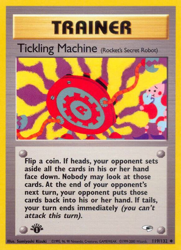 Tickling Machine Pokemon card from Gym Heroes